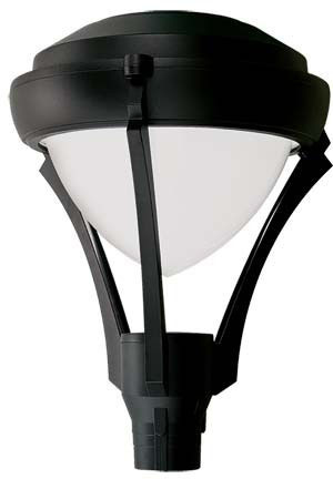 Dabmar GM590-L20-B Black LED 20 Watt Exterior Post Lighting Fixture 