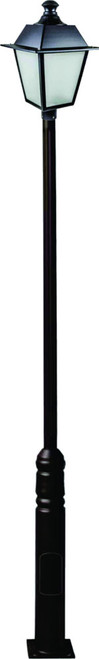 Dabmar GM2241-L18-B Black LED 18 Watt Exterior Post Light 