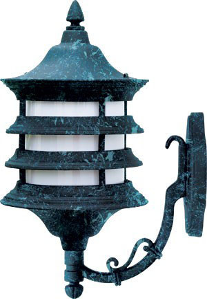 Dabmar GM185-L9-VG Verde Green LED 9 Watt Outdoor Wall Lighting Fixture 