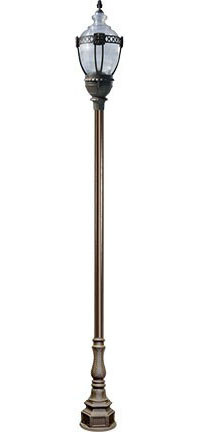 Dabmar GM8931-BZ Bronze Outdoor Post Lighting Top 