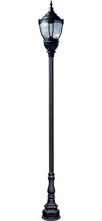 Dabmar GM8951-L120-41K-B Black LED 108 Watt Outdoor Pole Lighting Fixture Top 