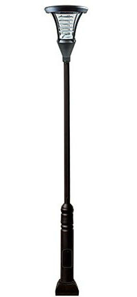 Dabmar GM6401-L20-B Black LED 20 Watt Outdoor Post Lamp 