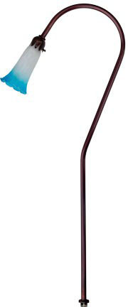 Dabmar LV114-BLUE-L3-AMB-B Black LED 3 Watt Outdoor Residential Landscape Lighting 