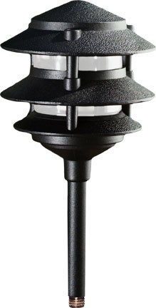 Dabmar LV102-L3-B Black LED 3 Watt Outdoor Landscaping Light 