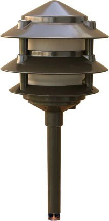 Dabmar LV102-L3-310-BZ Bronze LED 3 Watt Outdoor Landscape Lighting Design 