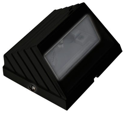 Dabmar LV706-L3-AMB-B Black LED 3 Watt Exterior Step Lighting 