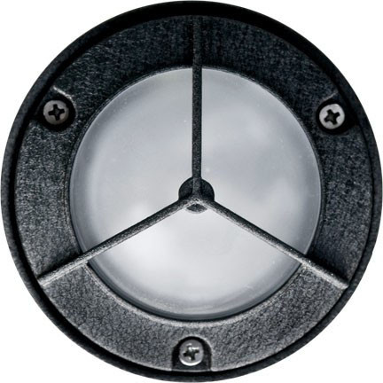 Dabmar LV704-L3-AMB-B Black LED 3 Watt Exterior Step Light 