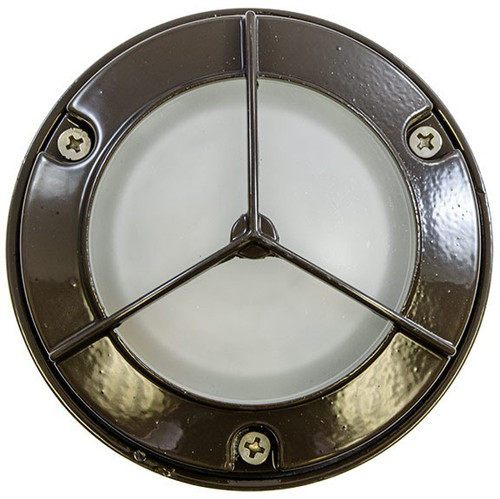 Dabmar LV704-L3-AMB-BZ Bronze LED 3 Watt Exterior Step Light 