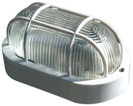 Dabmar W2020-L7-W White LED 7 Watt Exterior Light Sconce 