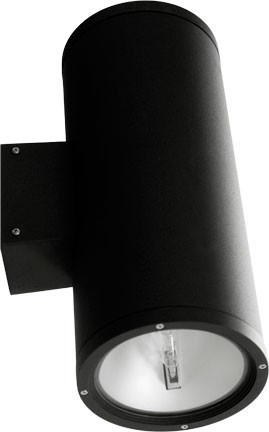 Dabmar W3700-L7-B Black LED 7 Watt Outdoor Wall Mounted Lamp 