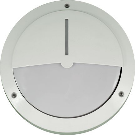 Dabmar W3800-L9-W White LED 9 Watt Exterior Wall Lighting 