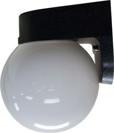 Dabmar W2200-L7-B Black LED 7 Watt Outdoor Sconce Lighting 