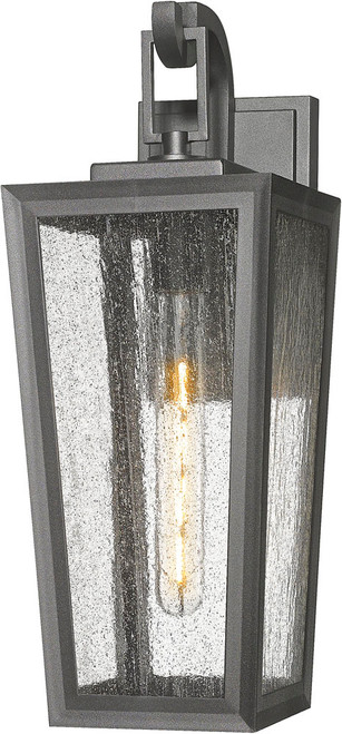 Innovations 9952-1W-BK-17-SDY Madison Contemporary Matte Black 6.5" Exterior Wall Lamp 