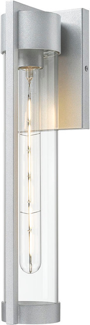 Innovations 9954-1W-SV-16-CL Stratford Contemporary Silver 16.5" Outdoor Lighting Sconce 
