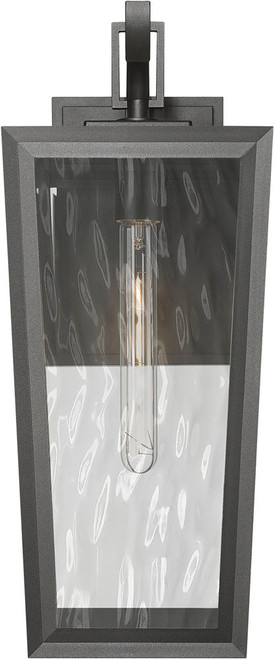 Innovations 9952-1W-BK-21-WG Madison Contemporary Matte Black 8" Outdoor Wall Lighting Sconce 