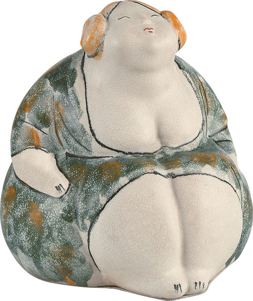 Currey & Company 1200-1161 Rubina Off-White / Green / Orange / Yellow Sculpture 