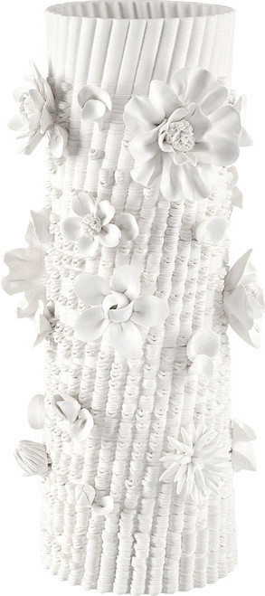 Currey & Company 1200-1167 Sylva White Medium White Vase 