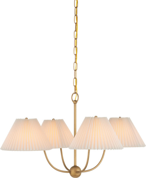 Currey & Company 9000-1482 Cedric Modern Brass Lighting Chandelier 