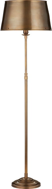 Currey & Company 8000-0191 Callum Modern Antique Brass Light Floor Lamp 