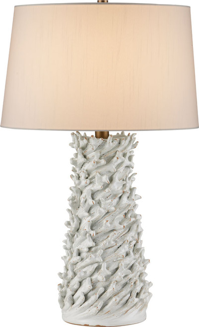 Currey & Company 6000-1078 Seadrift Modern White Table Light 
