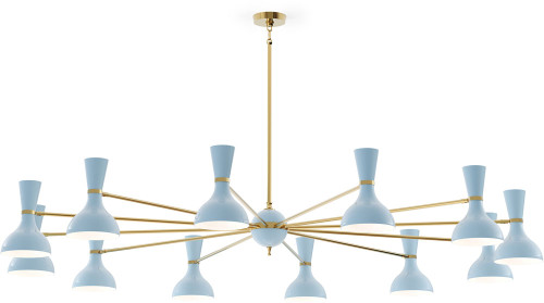 Robert Abbey BB12BB Clare Modern Modern Brass Chandelier Light 