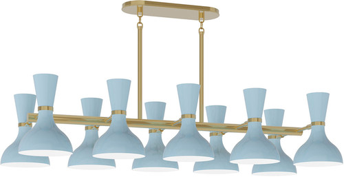 Robert Abbey BB20BB Clare Modern Brass Island Lighting 