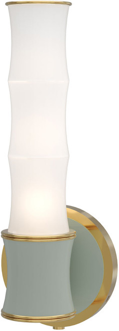 Robert Abbey CL68 Kane Contemporary Celadon LED Wall Sconce Light 