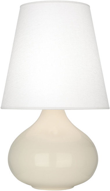 Robert Abbey BN93 June Modern Bone Glazed Ceramic Table Top Lamp 