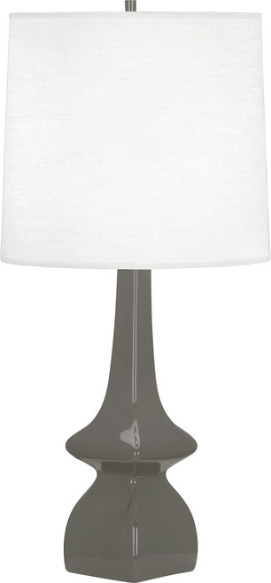 Robert Abbey CR210 Jasmine Modern Ash Glazed Ceramic Lighting Table Lamp 