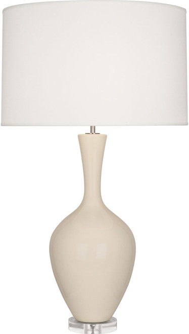 Robert Abbey BN980 Audrey Modern Bone Glazed Ceramic Table Light 