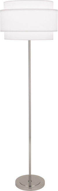 Robert Abbey AW133 Decker Modern Polished Nickel Floor Lighting 