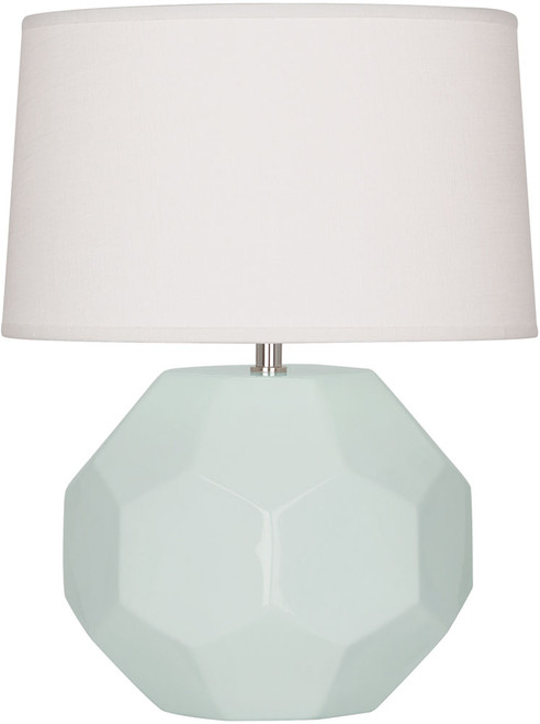 Robert Abbey CL02 Franklin Contemporary Celadon Glazed Ceramic Table Lamp 