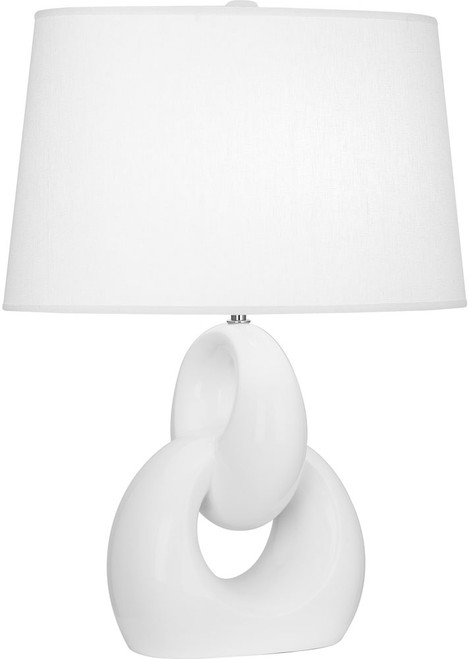 Robert Abbey DY981 Fusion Modern Daisy Glazed Ceramic Table Light 