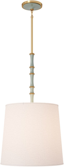 Robert Abbey CL189 Kane Contemporary Celadon Drum Hanging Light 