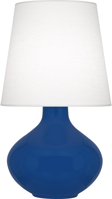 Robert Abbey CT993 June Contemporary Cobalt Glazed Ceramic Lighting Table Lamp 