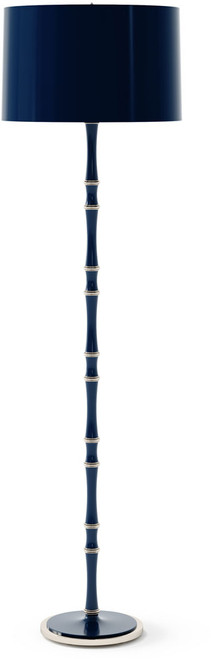 Robert Abbey MB74X Kane Contemporary Midnight Blue Floor Lighting 