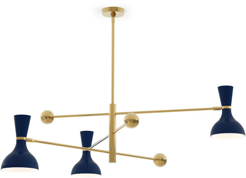 Robert Abbey MB10MB Clare Modern Modern Brass Chandelier Lighting 