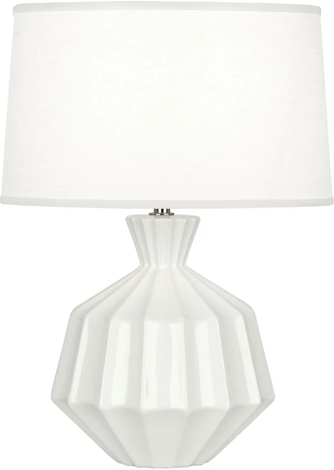 Robert Abbey LY989 Orion Modern Lily Glazed Ceramic Lighting Table Lamp 