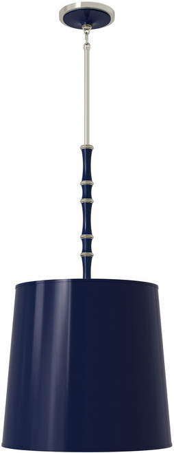 Robert Abbey MB190MMBX Kane Contemporary Midnight Blue Drum Pendant Lighting 
