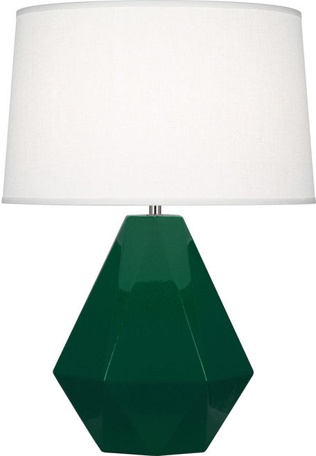 Robert Abbey JU930 Delta Modern Jungle Glazed Ceramic Table Top Lamp 