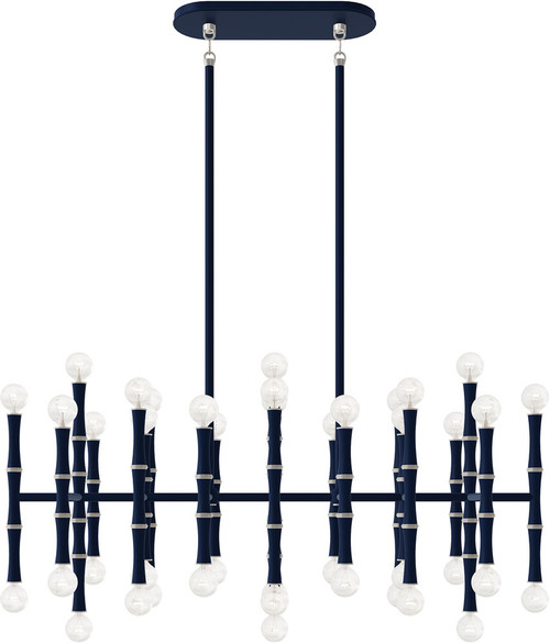 Robert Abbey MMB78 Kane Matte Midnight Blue Kitchen Island Light Fixture 