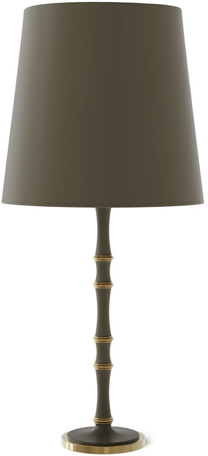 Robert Abbey KANE-MATTE-SMOKEY-TAUPE-GRANDE-TABLE-LAMP Kane Contemporary Matte Smokey Taupe Table Light 