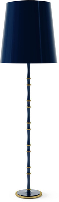 Robert Abbey MB79X Kane Contemporary Midnight Blue Floor Lamp 