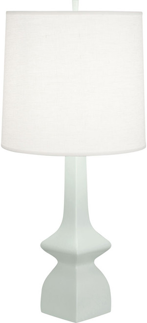 Robert Abbey MCL10 Jasmine Contemporary Matte Celadon Glazed Ceramic Table Top Lamp 