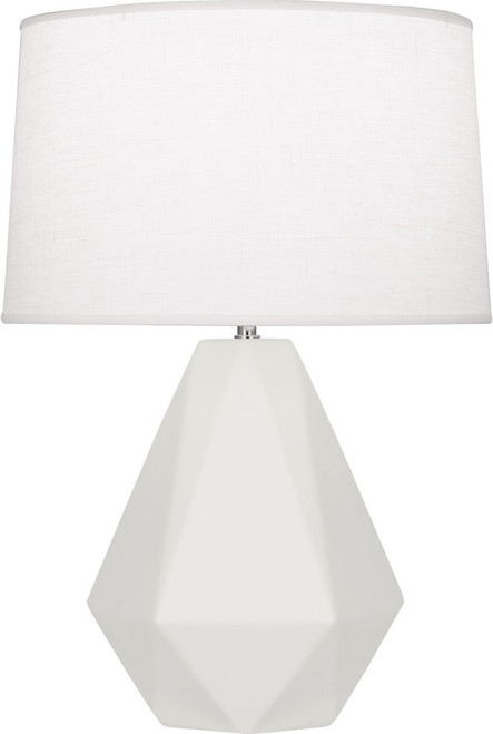 Robert Abbey MLY97 Delta Modern Matte Lily Glazed Ceramic Table Lamp 