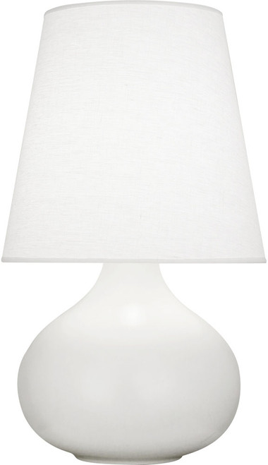 Robert Abbey MLY99 June Contemporary Matte Lily Glazed Ceramic Table Top Lamp 