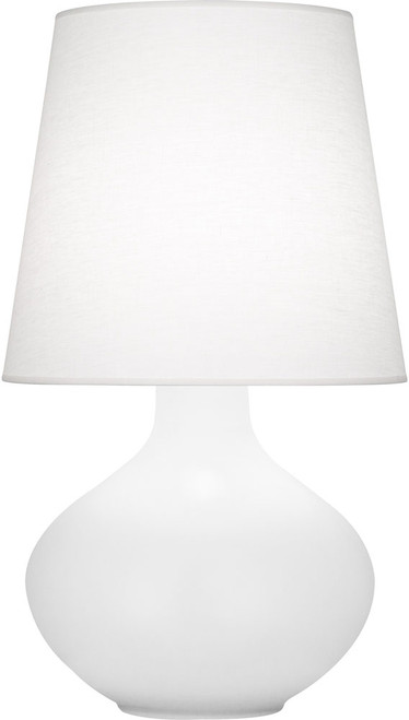 Robert Abbey MDY99 June Modern Matte Daisy Glazed Ceramic Table Lamp 