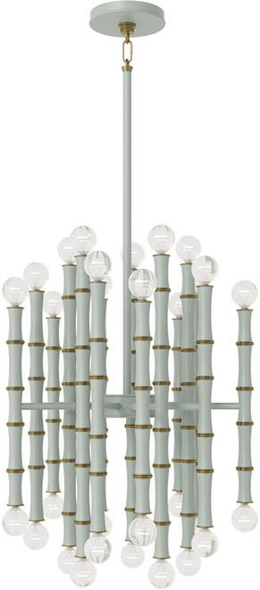 Robert Abbey MCL48 Kane Contemporary Matte Celadon Mini Chandelier Light 