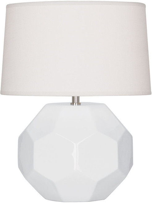 Robert Abbey LY02 Franklin Modern Lily Glazed Ceramic Lighting Table Lamp 