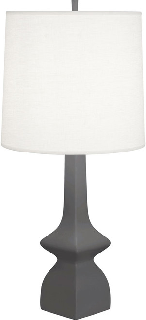 Robert Abbey MCR10 Jasmine Contemporary Matte Ash Glazed Ceramic Lighting Table Lamp 